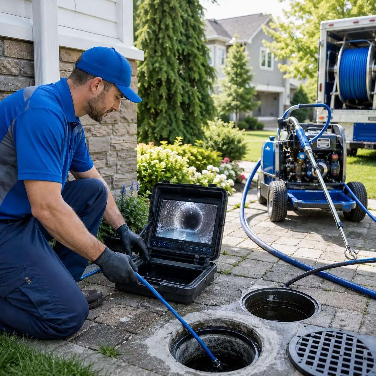 Outdoor drain cleaning professionals serving Marissa, IL